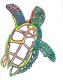 Green Sea Turtle Original Art Work Green Sea Turtle Original Art Work